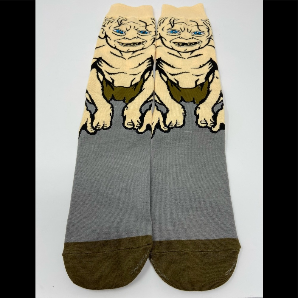 Gollum Lord of the Rings Crew Socks